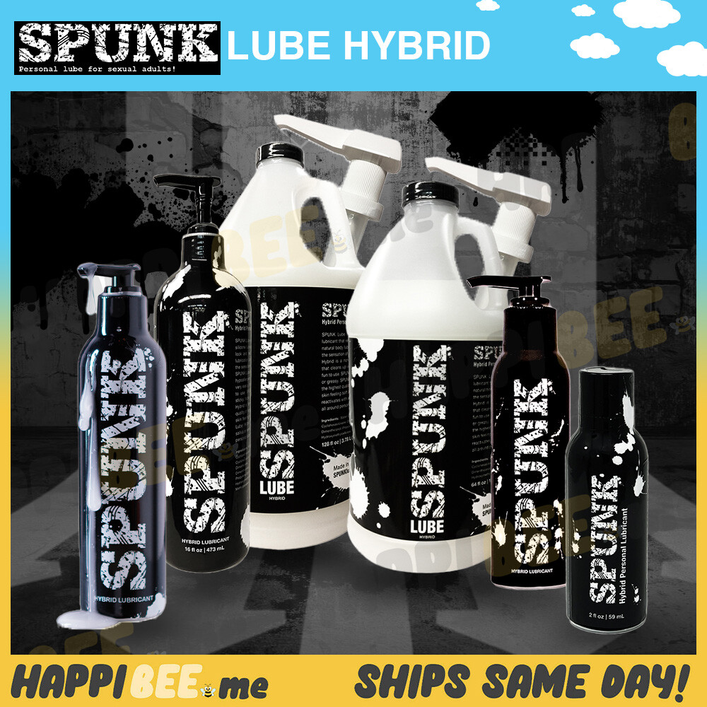 SPUNK Lube HYBRID Semen Silicone🍯Sperm Jizz Cum Splooge Water Sex Lubricant