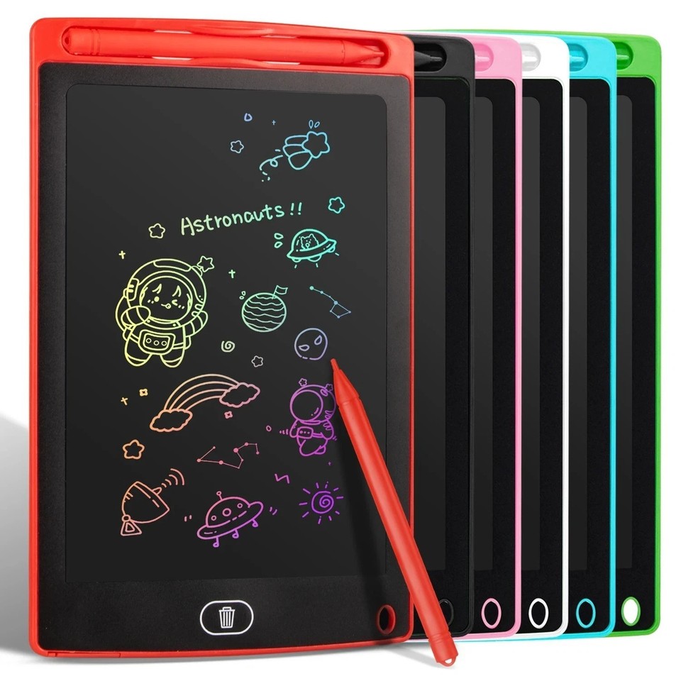 8.5″ LCD Drawing Tablet for Kids Rechargeable Erasable Board with Pen Toy Gift