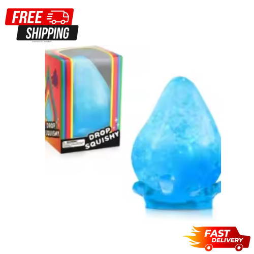 Needoh Dream Drop – Sensory Squeeze Toy w/ Dreamy Smooth Squeeze – ” Tall Blue