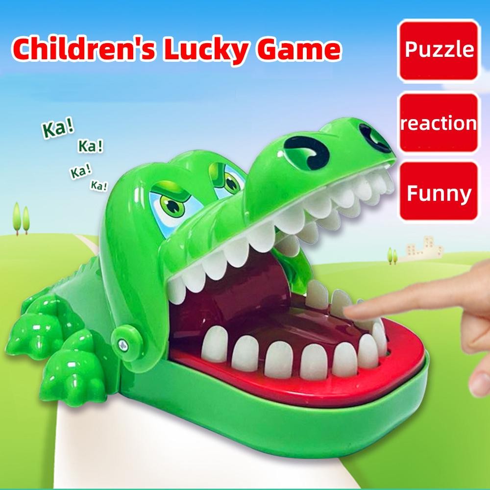 Crocodile Teeth Toys Children’s Crocodile Bites Fingers Reaction Training Novelt
