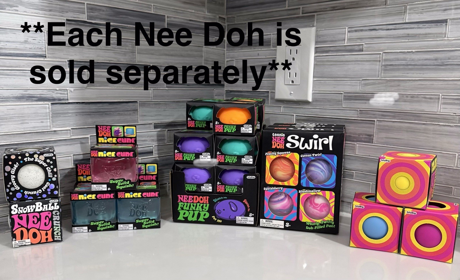 VIRAL VARIETY NEE DOH FIDGET TOYS *FAST SHIPPING* EACH ITEM IS SOLD SEPARATELY