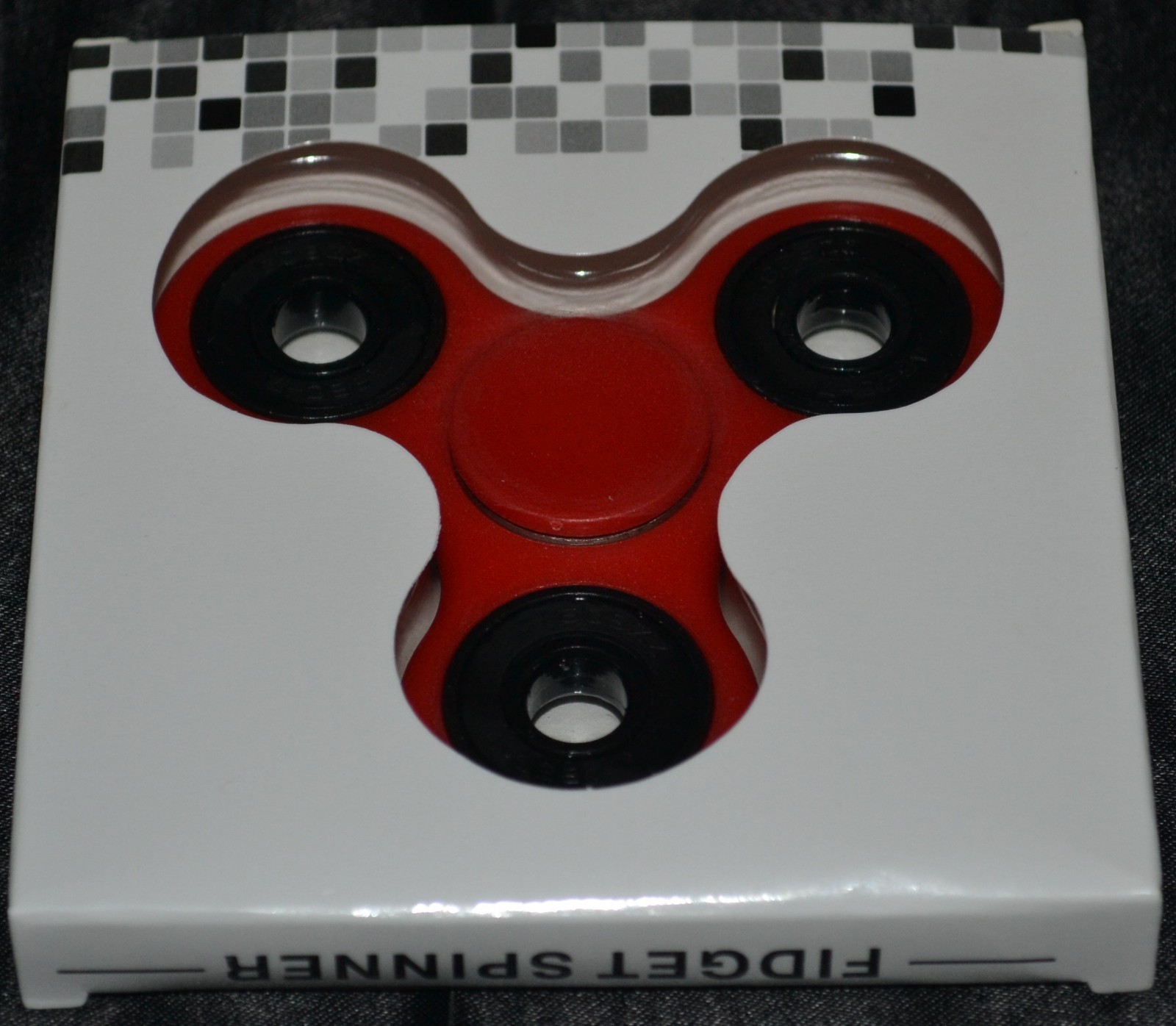 Red Fidget Spinner Kids Adults Toys Boys ADHD, Autism Figet Spiner Stress Focus