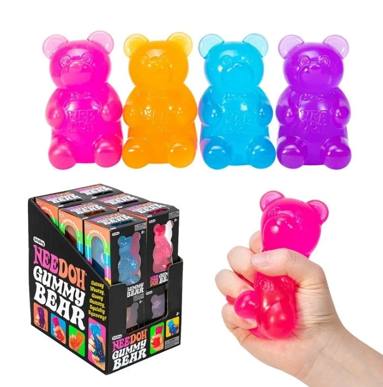 Schylling NeeDoh Gummy Bear Sensory Fidget Toy Squishy Toy