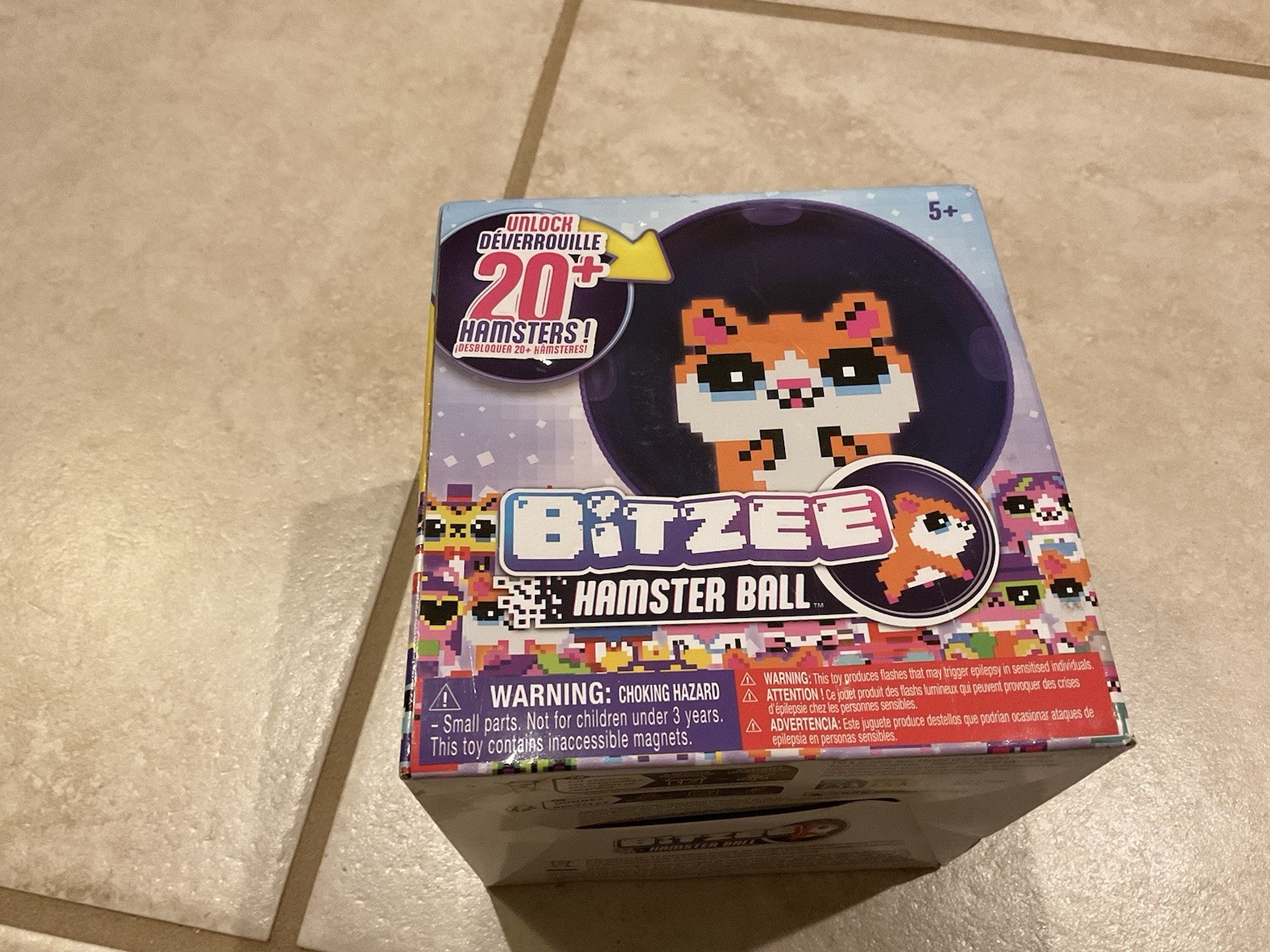 Bitzee Hamster Ball Rolls Interactive Toy with Over 20 Hamsters Inside Digital