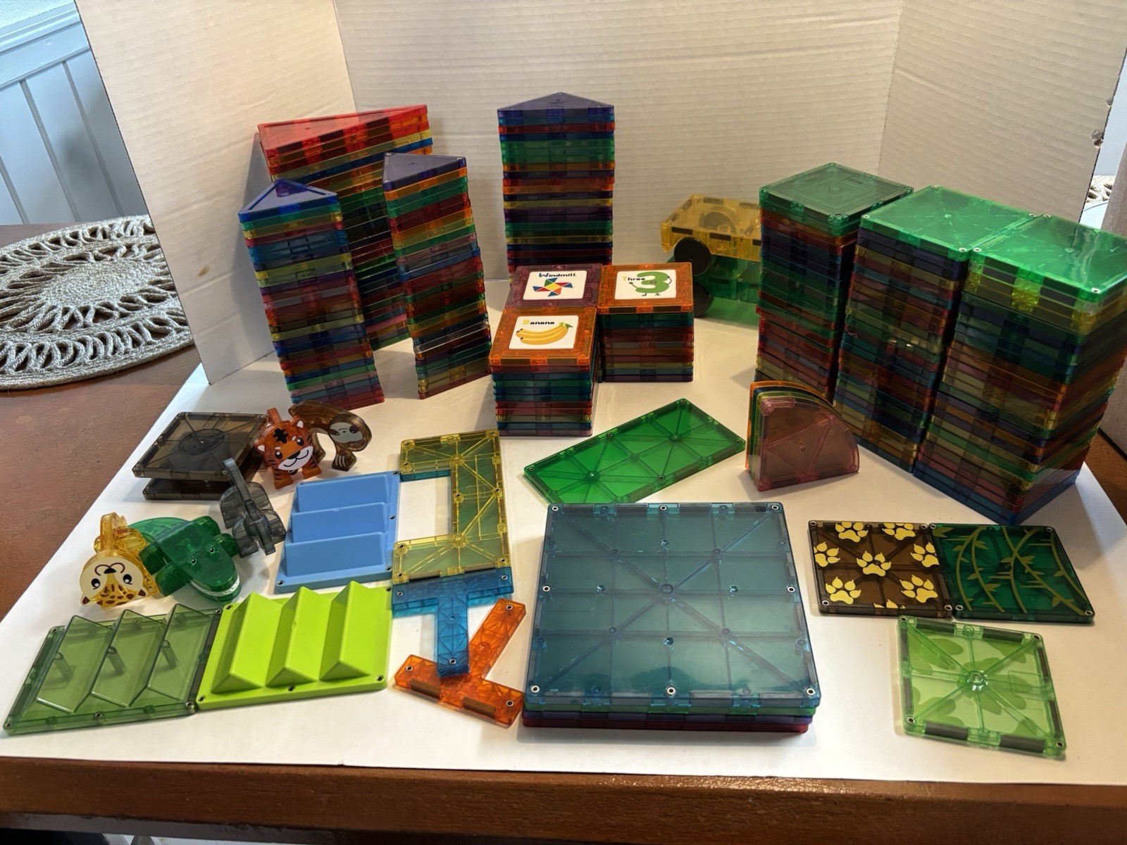 Magna Tiles Magnetic Building Blocks & More 253 Piece Lot