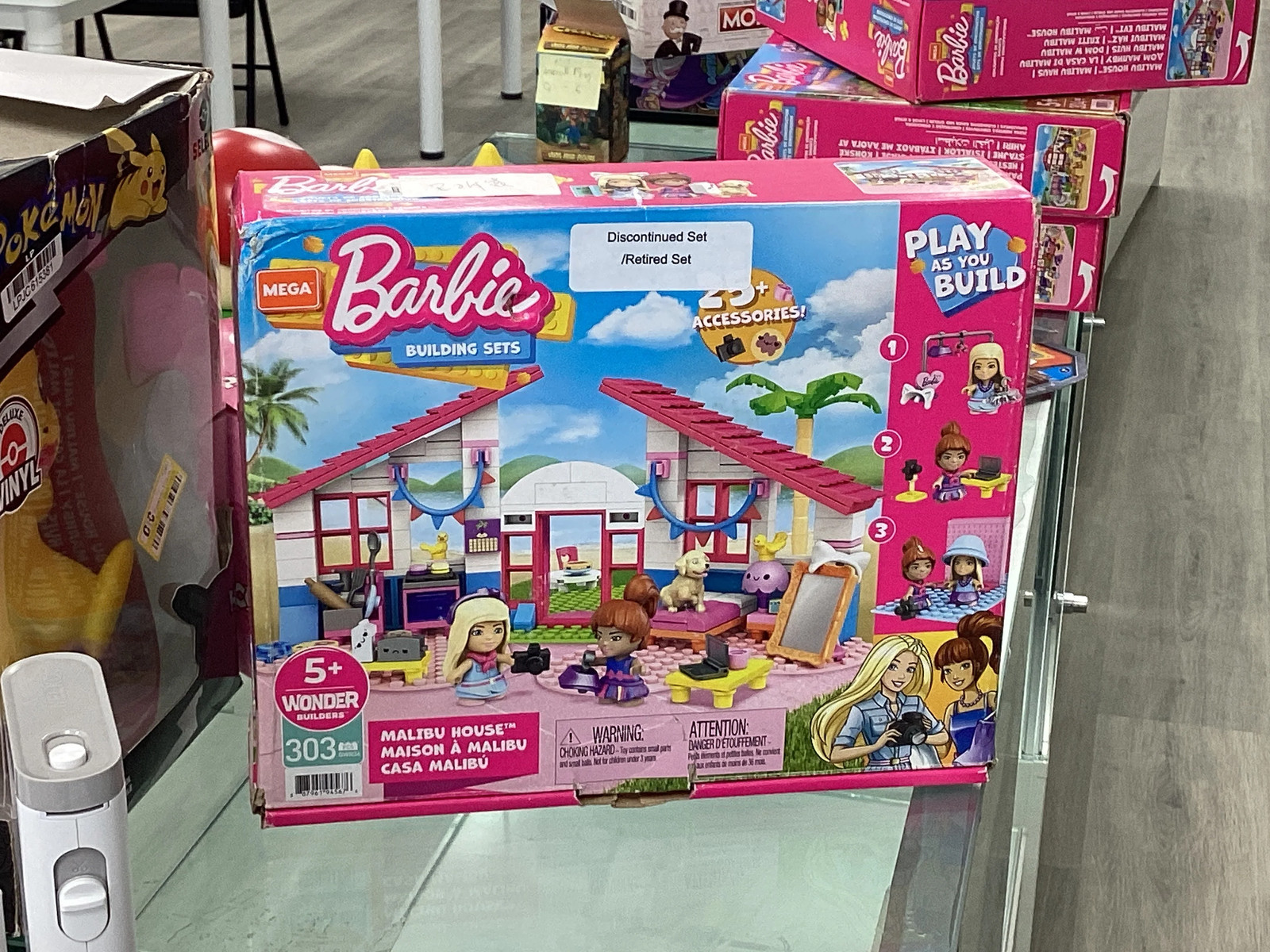Barbie building sets Malibu house- as is