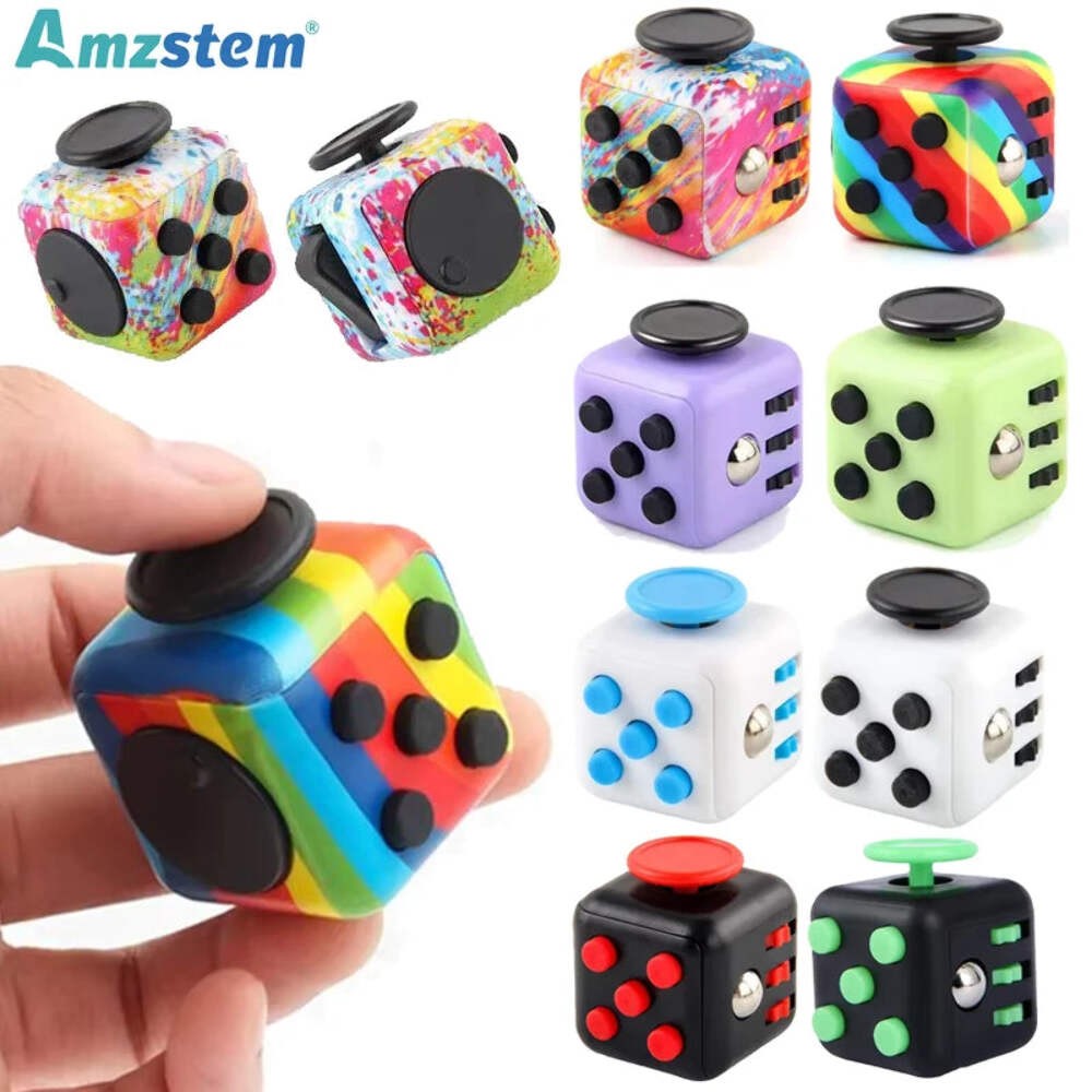 Fidget Cube Antistress Hand Spinner Decompression Toy for Autism ADHD Anxiety Se