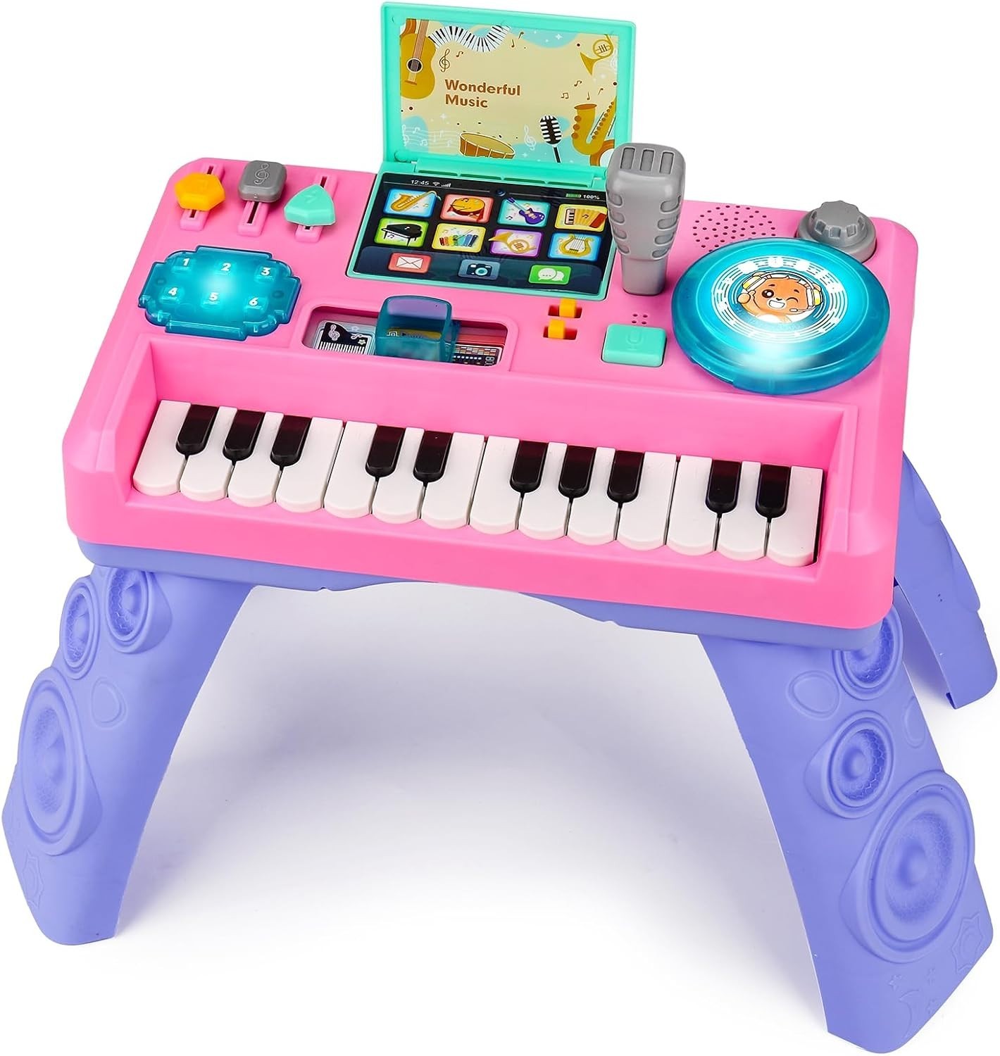 Fisher-Price Baby & Toddler Toy Laugh & Learn DJ Table with Educational Musical