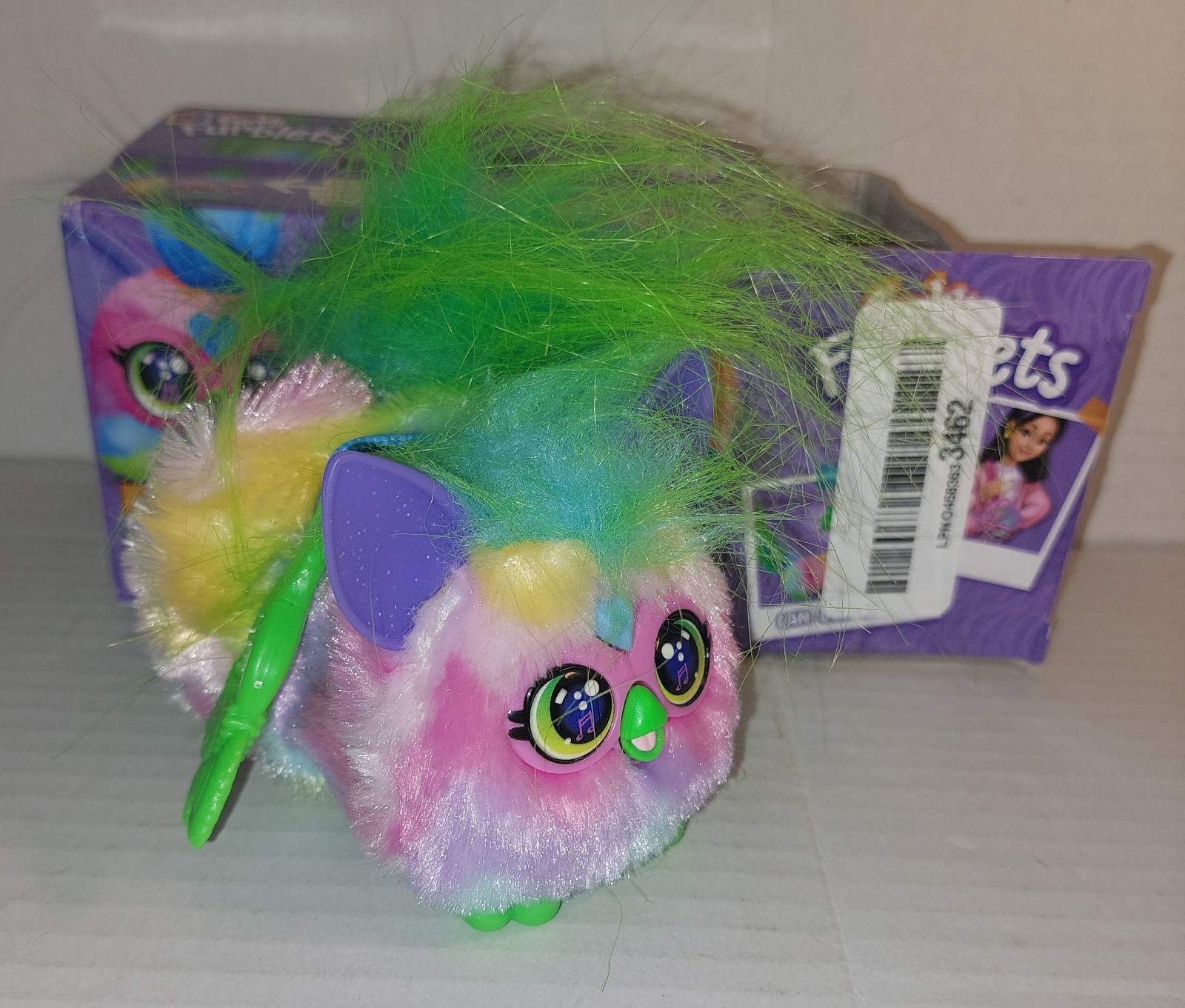 FURBY DJ Furblets Can-Dee-Swirl Mini Electronic Plush Stretchable Sound Effects