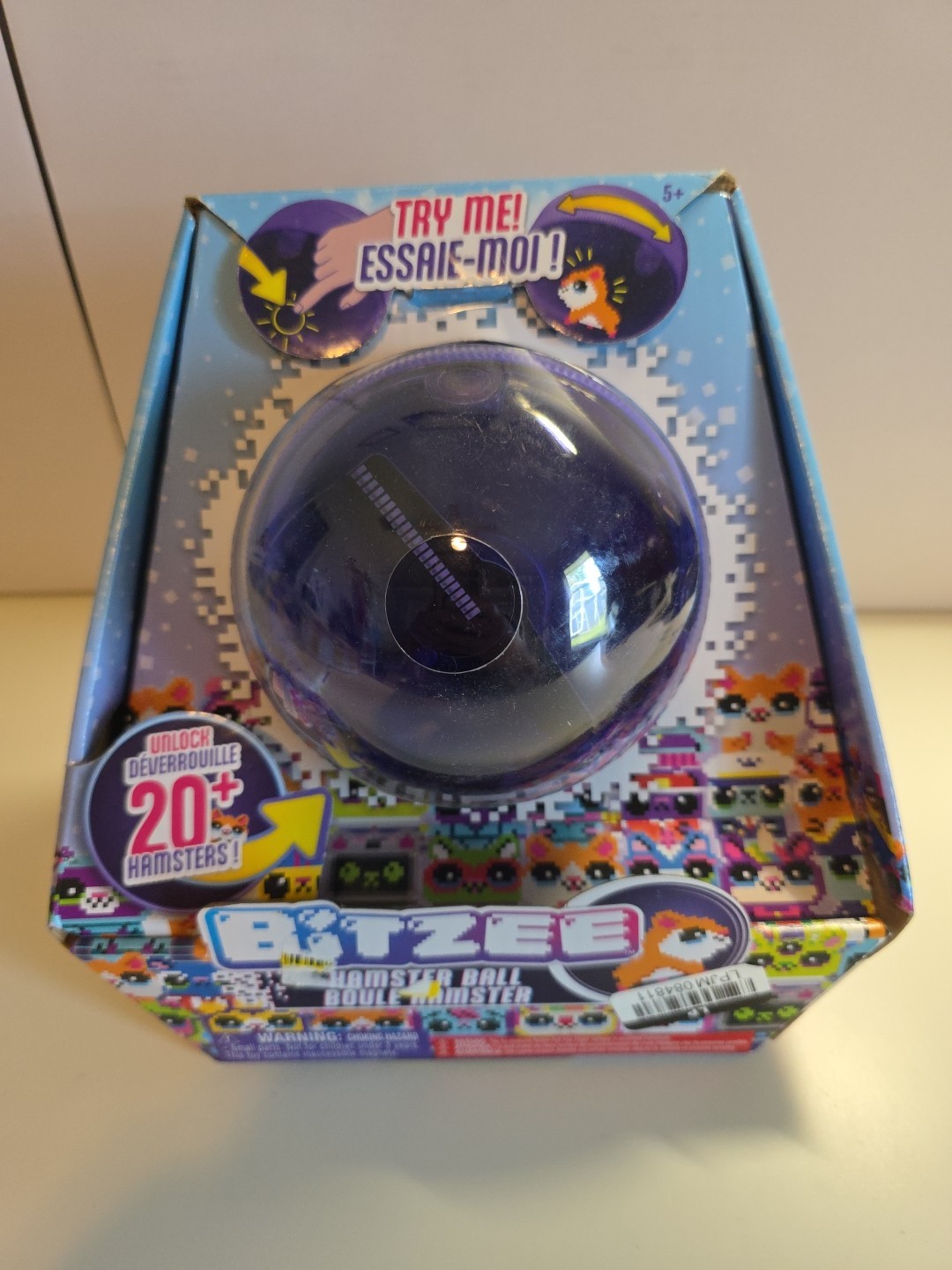 Bitzee Hamster Ball – Interactive Toy Hamster W/ Over 20 Digital Hamsters Inside