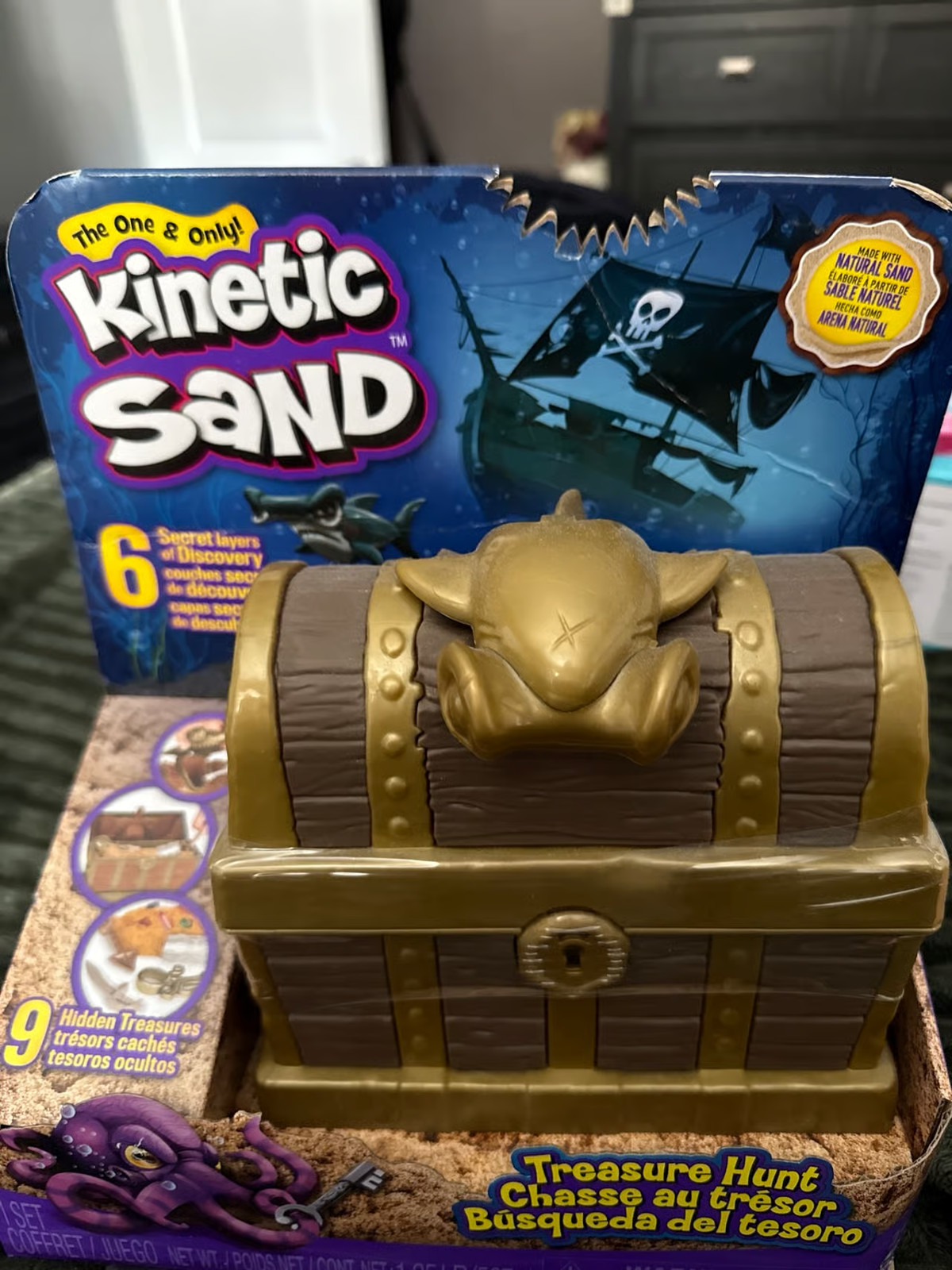Kinetic Sand Treasure Hunt Playset – Brand New