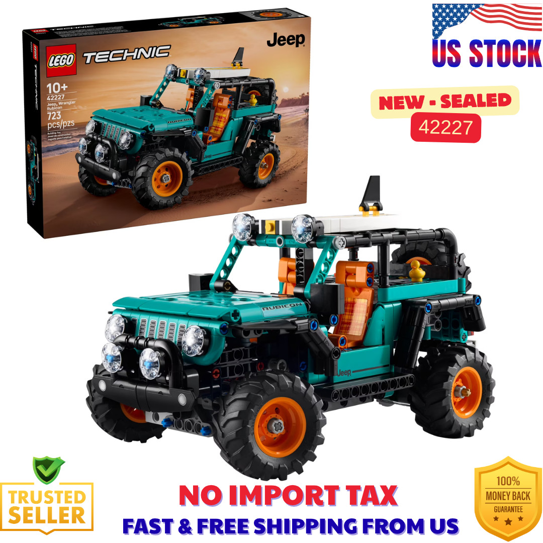 LEGO Technic Jeep Wrangler Rubicon SUV – Building Toy for Boys & Girls, Ages 10+