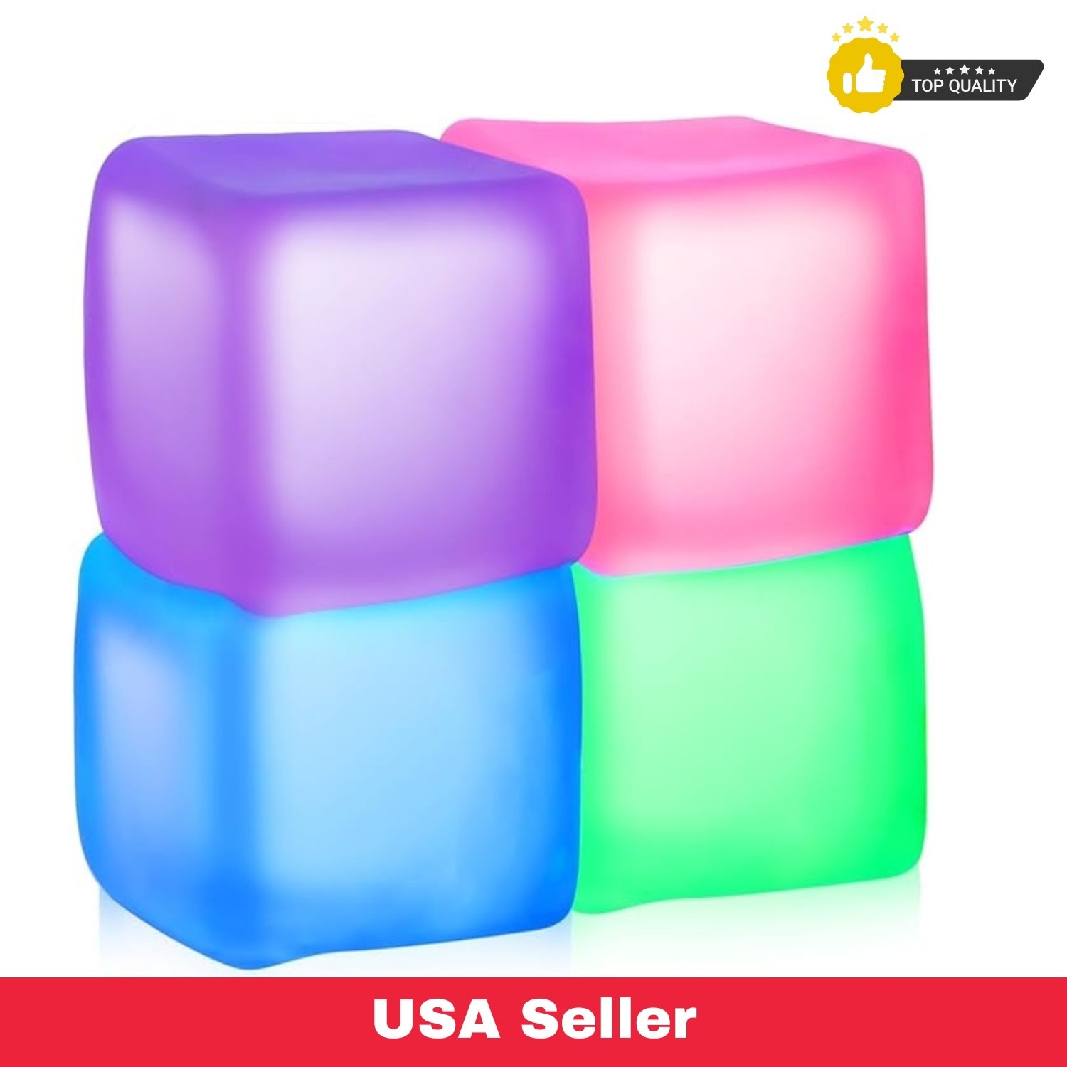 4 Pack Stress Cube Sensory Fidget Toys for Anxiety Stress Relief, Slow Rising…