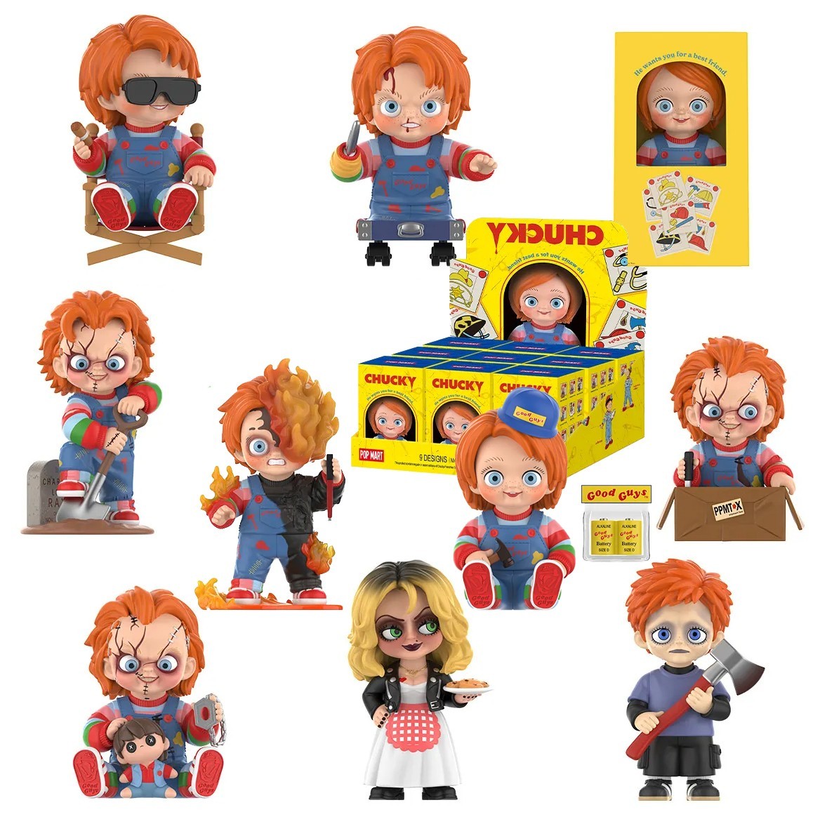 POP MART x Chucky Franchise Halloween Series Figures Blind Box Confirmed Figure