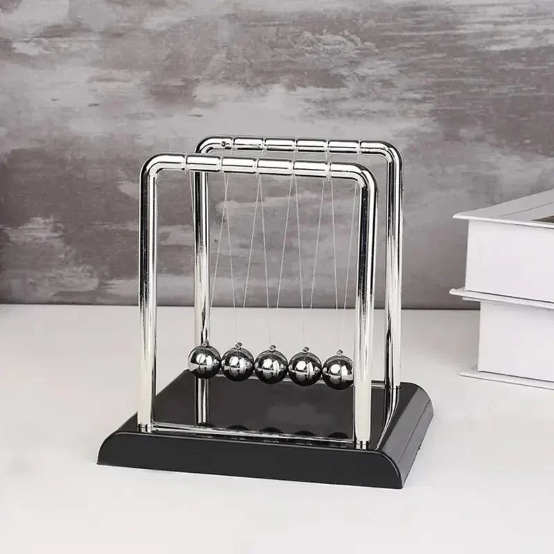 Newton’s Cradle Steel Balance Pendulum Balls Physics Science Desk Decor Toys