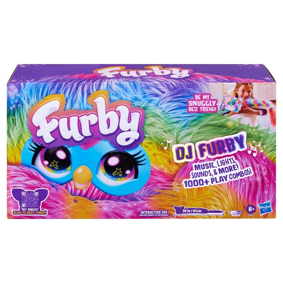Hasbro Furby Interactive Toy Dj Plush Music Games Lights Jokes