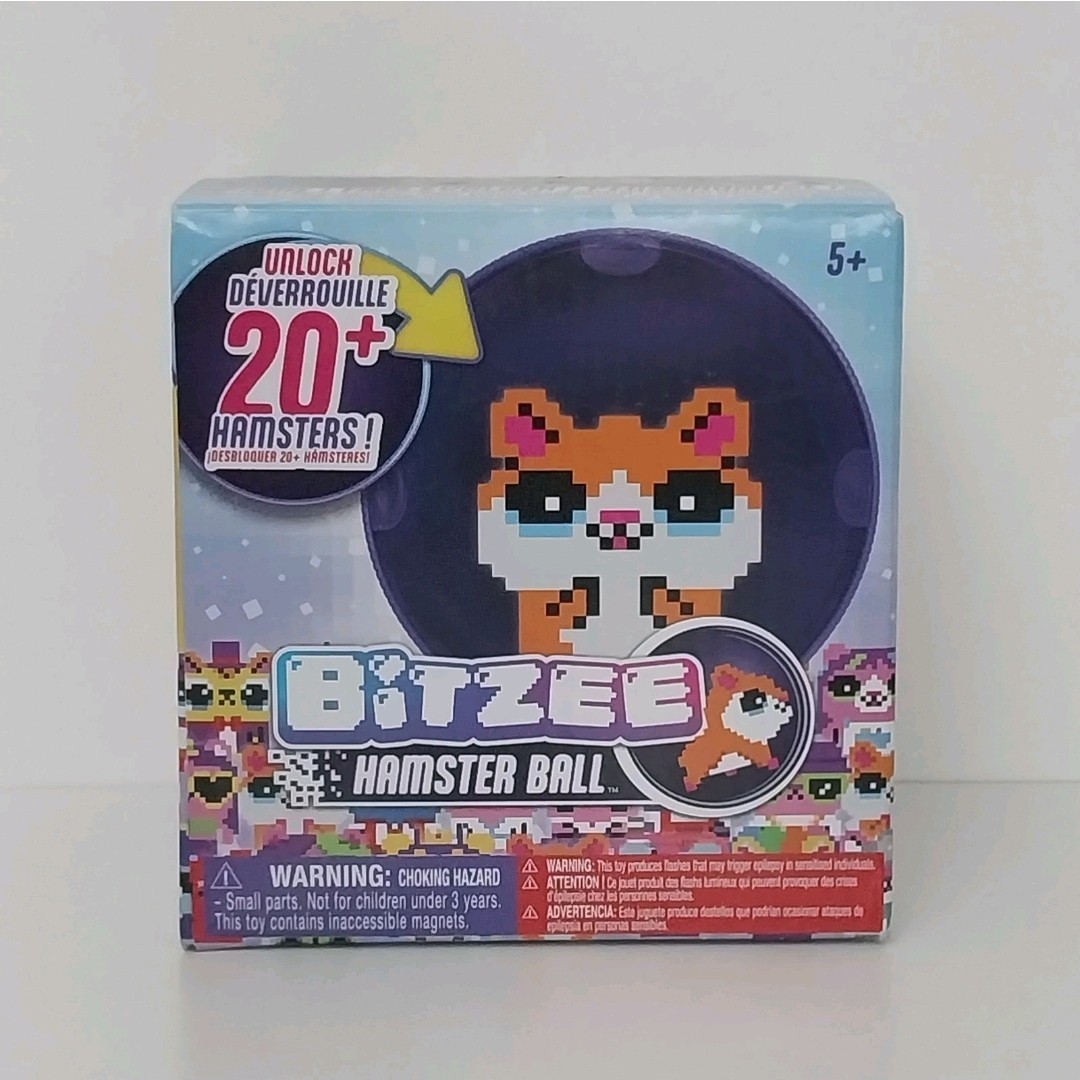 Bitzee, Hamster Ball Interactive Toy Hamster with Over 20 Hamsters Inside, Rolls