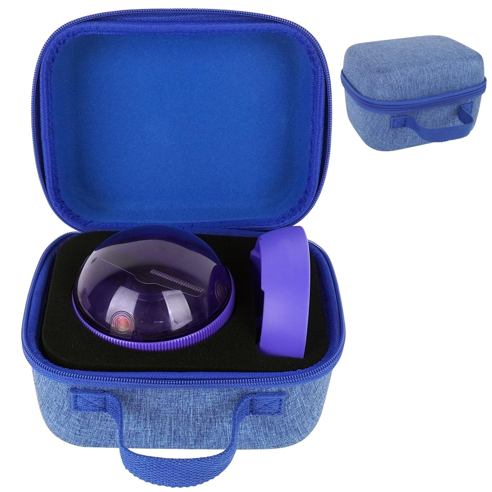 MGZNMTY Travel Case for Bitzee Hamster Ball Interactive Toy – Small, Blue
