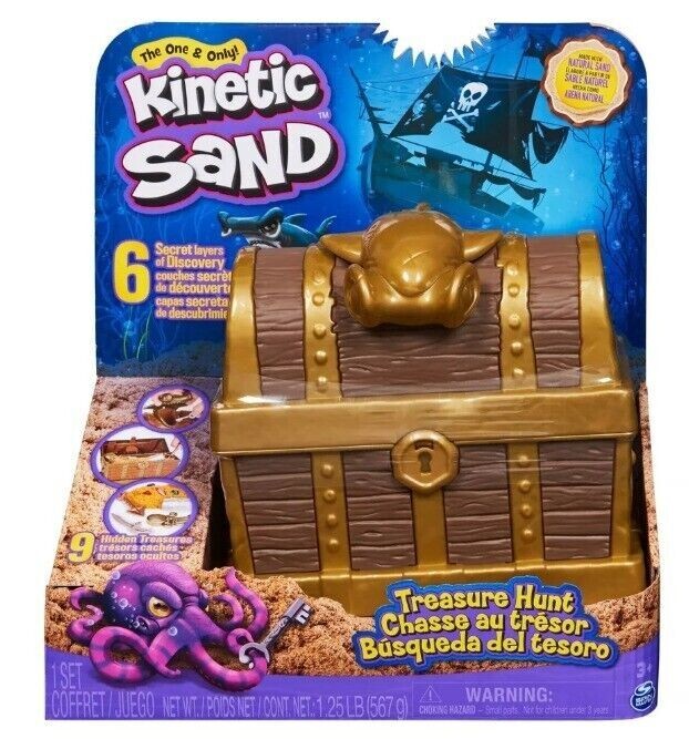 Kinetic Sand Treasure Hunt Play Set BRAND NEW EXPEDITED SHIPPING