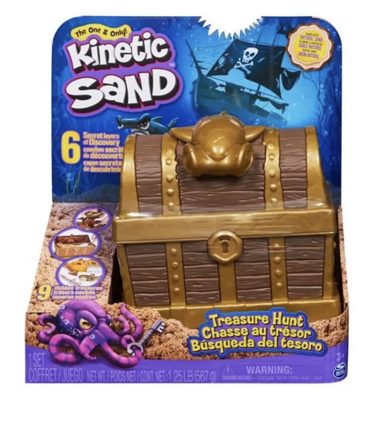 Kinetic Sand Treasure Hunt Play Set