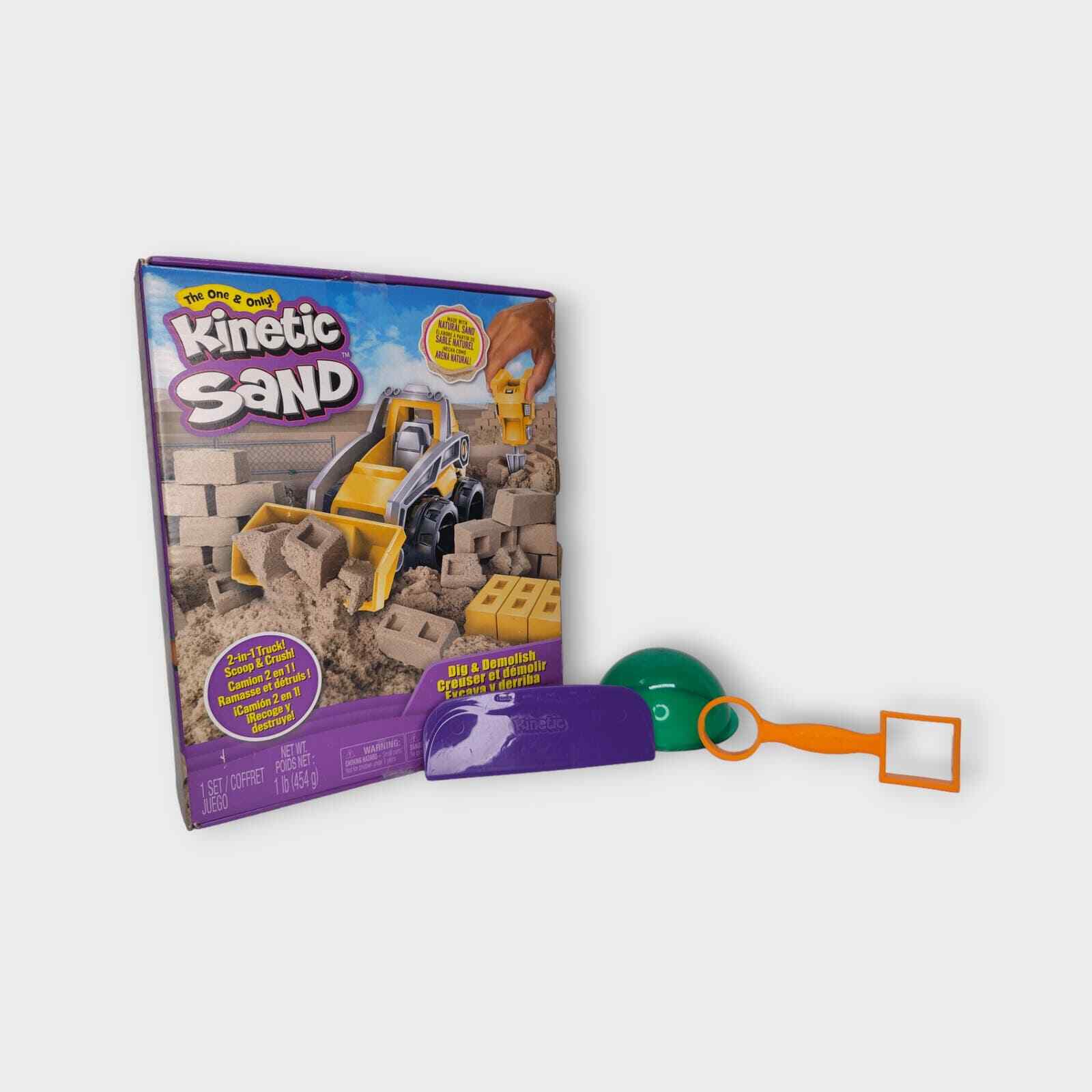 NEW  OPEN BOX – Kinetic Sand Dig & Demolish includes 3 pc spare preowned parts