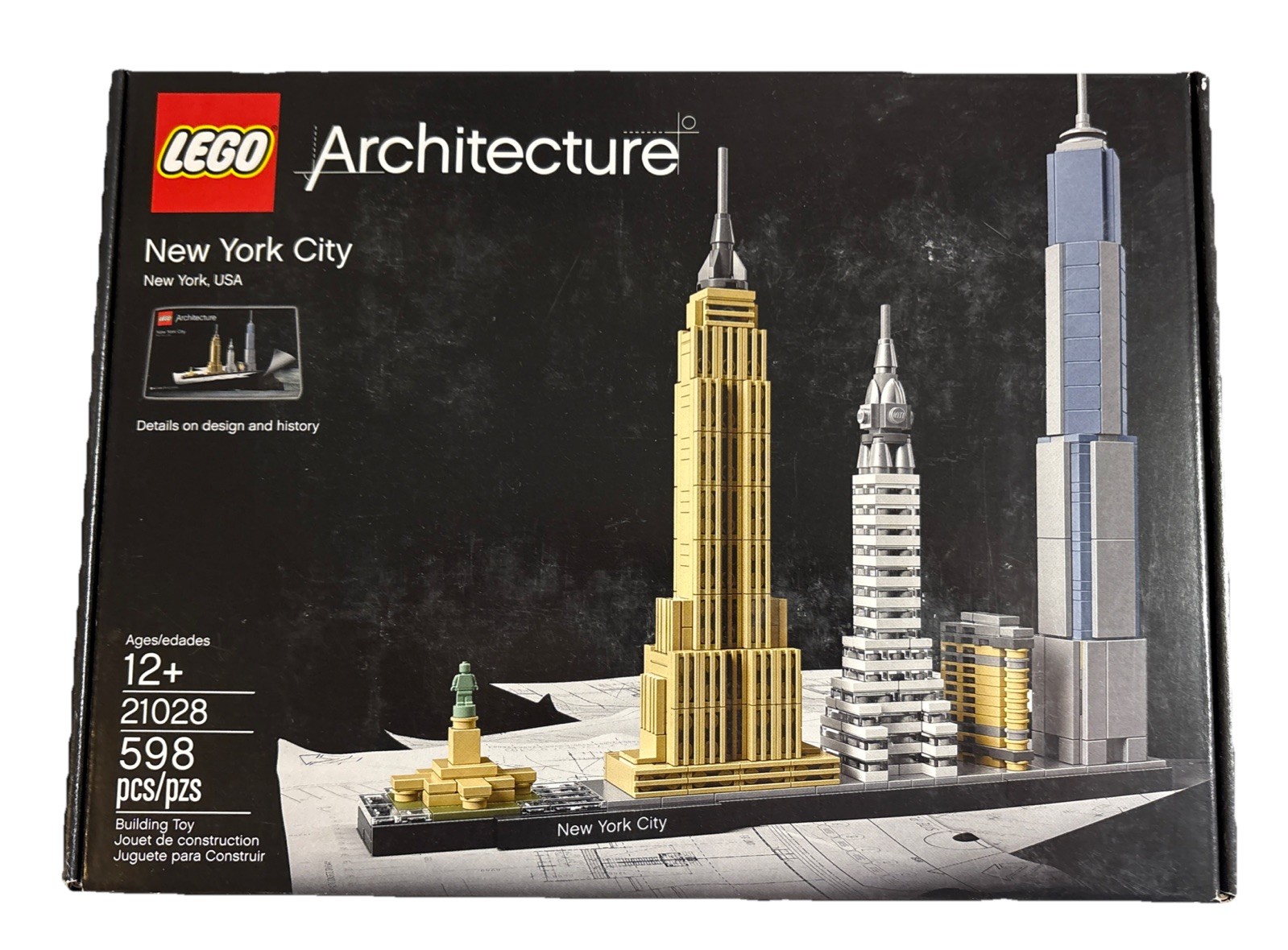 LEGO Architecture 21028 New York City Retired New Factory Sealed