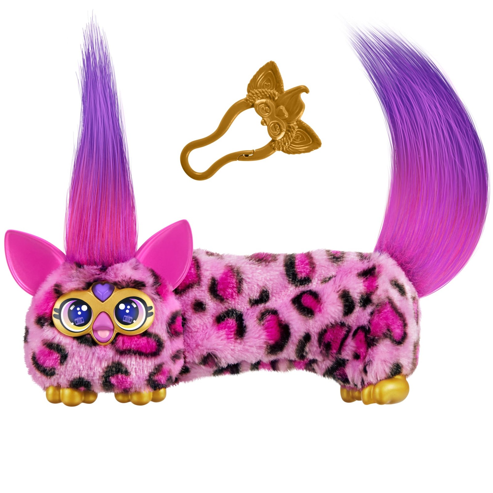 FURBY DJ Furblets Kitt-Ee-Luv Mini Electronic Plush Stretchable Sound Effects