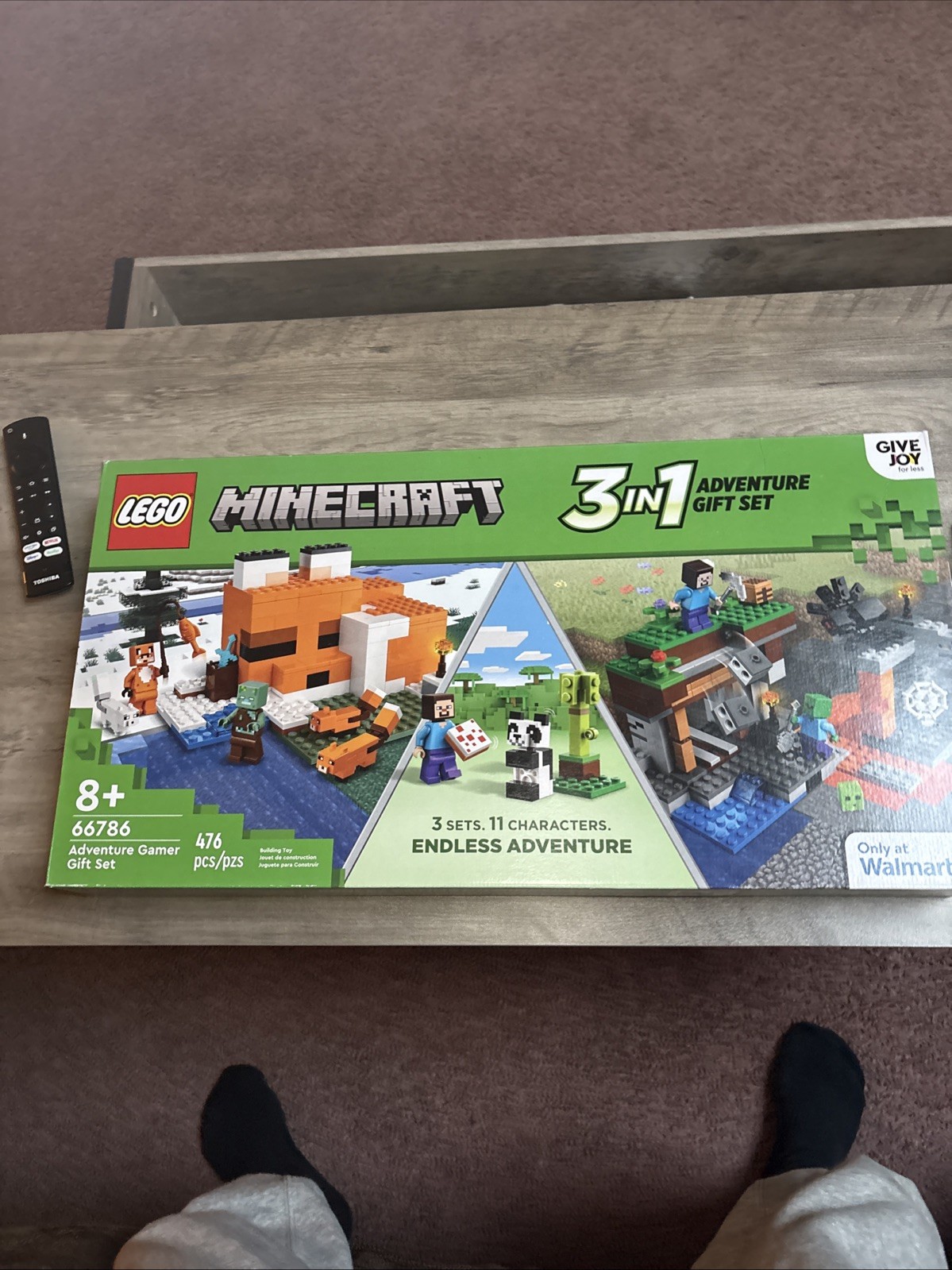 LEGO Minecraft 3 in 1 ADVENTURE GIFT SET – 66786 – NEW SEALED