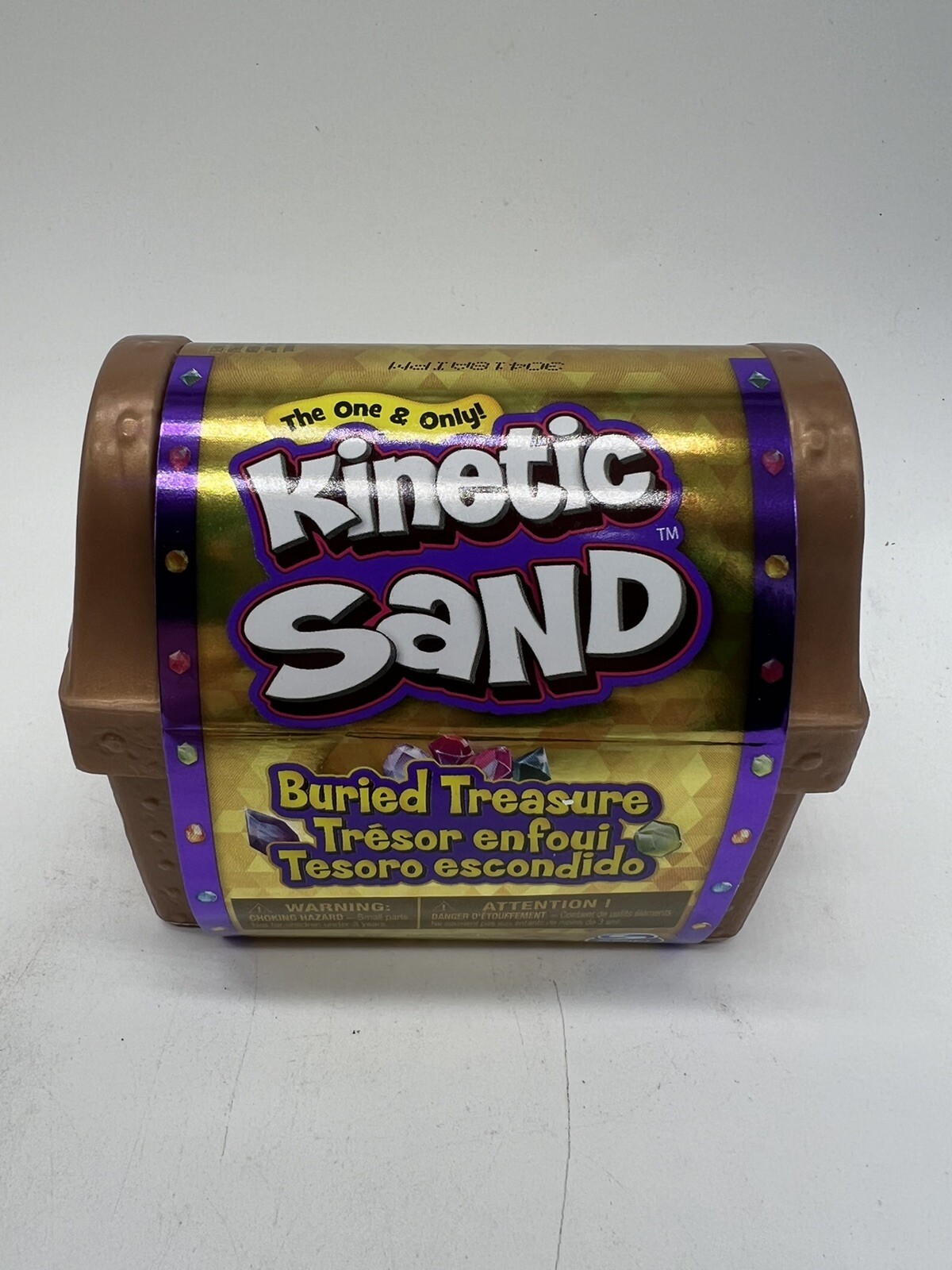 Kinetic Sand Buried Treasure 1 Treasure Chest & Mystery Surprise 6oz Multi Color
