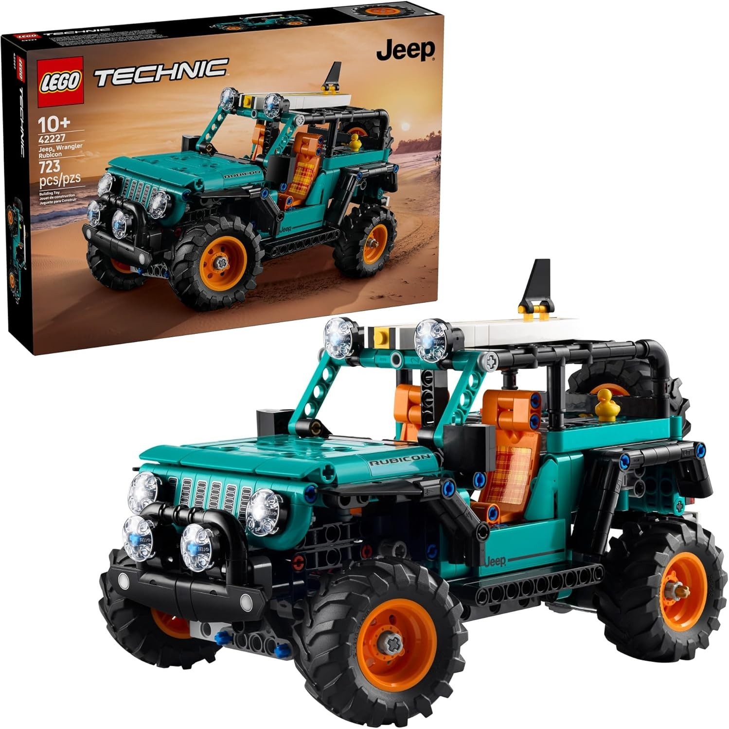 LEGO Technic Jeep Wrangler Rubicon SUV, Building Toy for Boys & Girls, Ages 10+