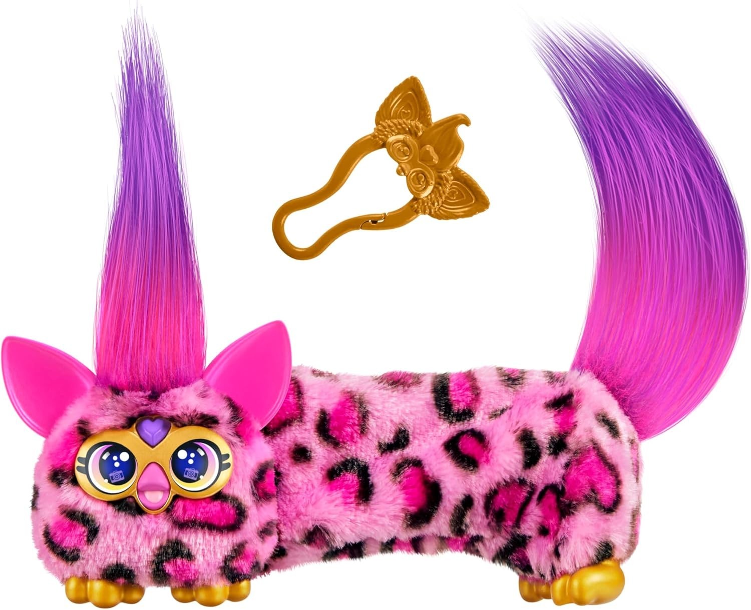FURBY DJ Furblets Kitt-Ee-Luv Mini Electronic Plush Stretchable Sound Effects