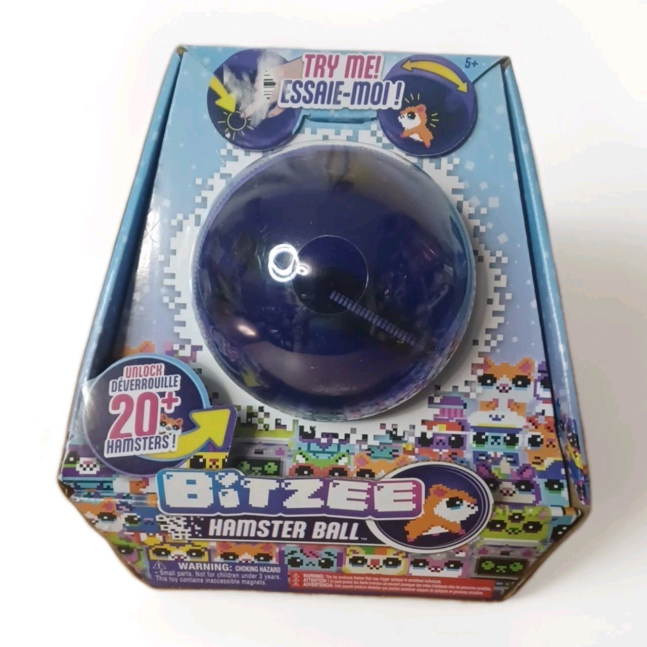 Bitzee Hamster Ball Interactive Digital Pet over 20 Characters, Reacts to Touch