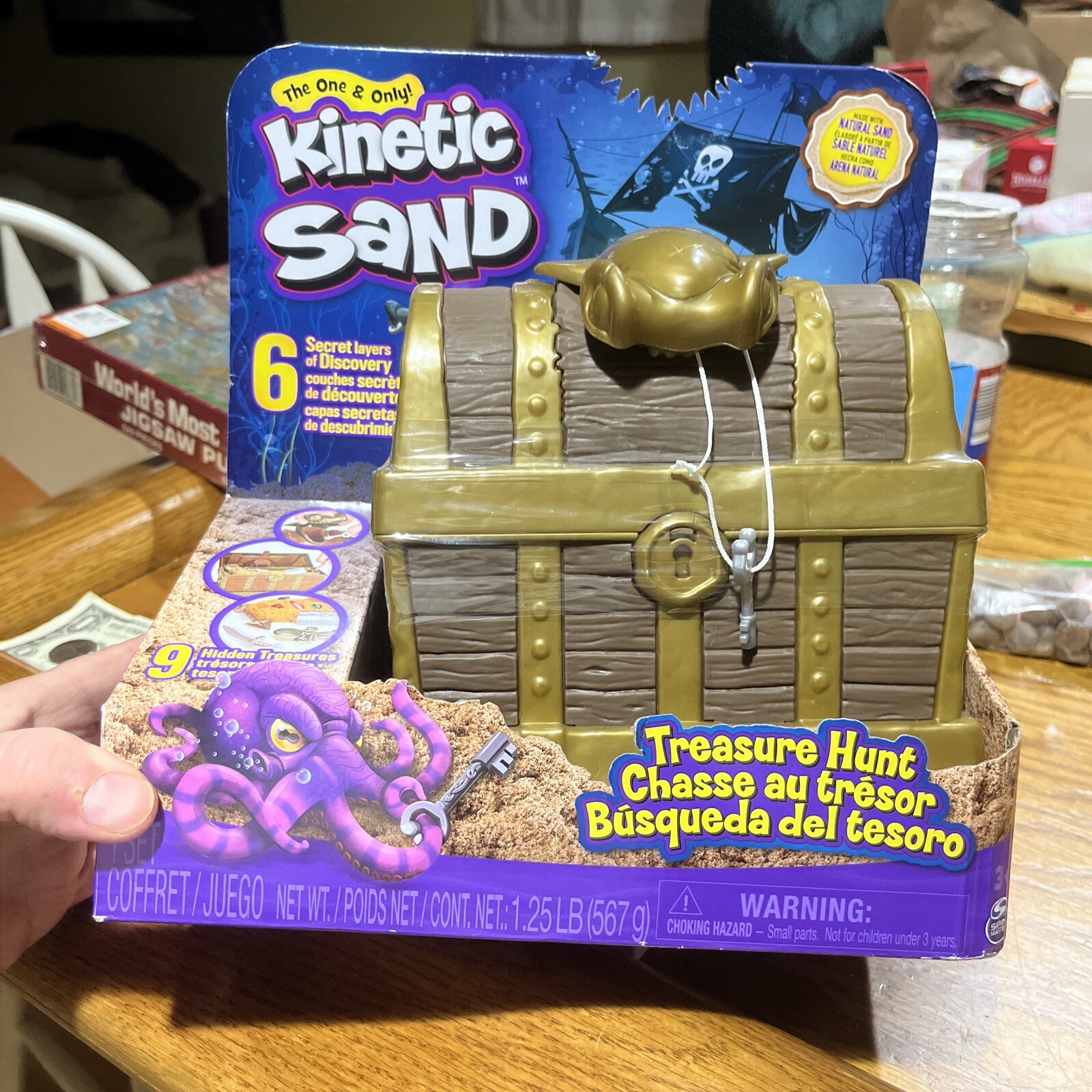 Kinetic Sand Treasure Hunt