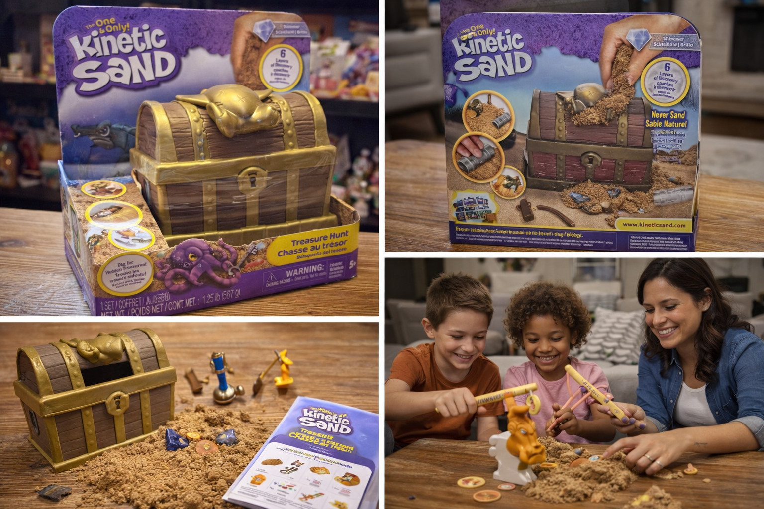 Kinetic Sand Treasure Hunt Set – Interactive Play Kit!