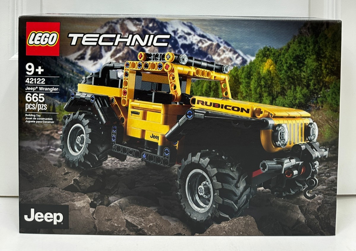 LEGO Technic Jeep Wrangler 42122 665pcs Rubicon 4wd 4×4 NEW & SEALED
