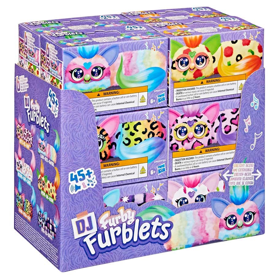 Hasbro Dj Furby Furblets Plush Electronic Toy Stretchy
