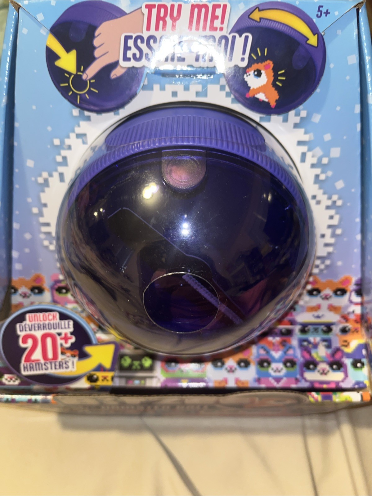 Bitzee Hamster Ball Interactive Digital Pet over 20 Characters, Reacts to Touch