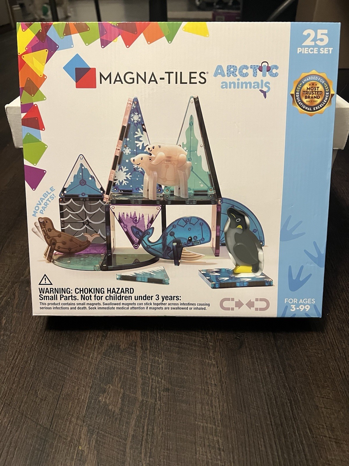 Magna-Tiles Arctic Animals Magnetic Construction Set 25-Piece