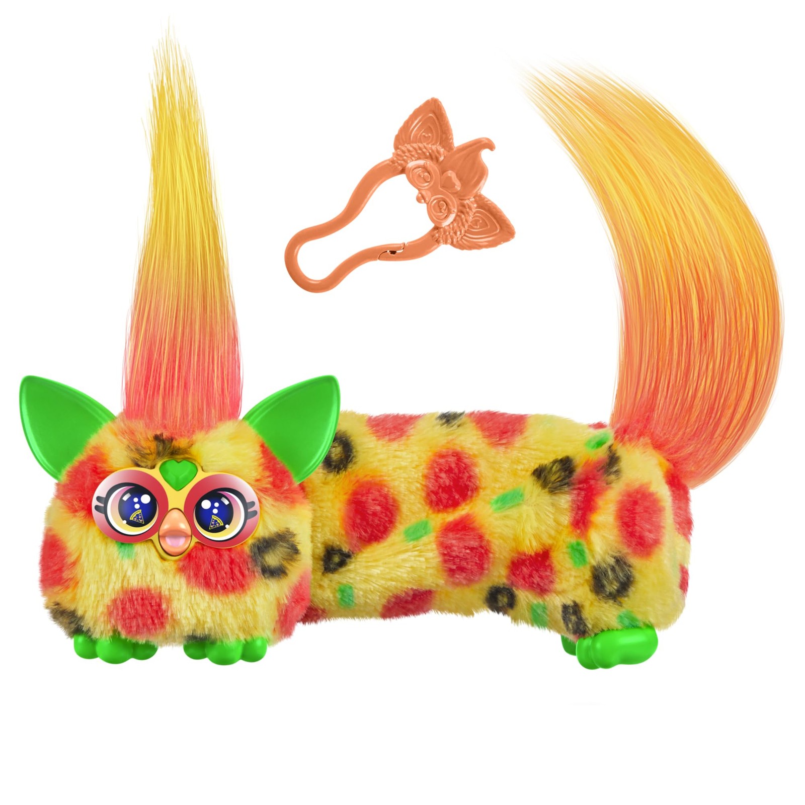 FURBY DJ Furblets Pepp-Oh-Roni Mini Plush Toy with Sound Effects & Music