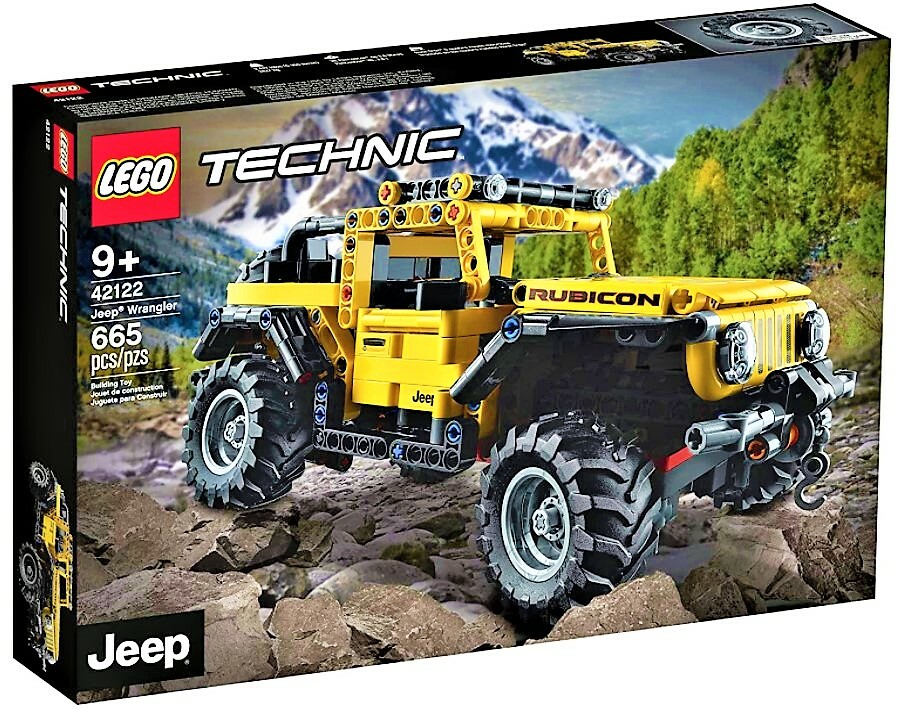 LEGO Technic Jeep Wrangler Rubicon 42122 Building Kit Playset 665 Pc Collectible