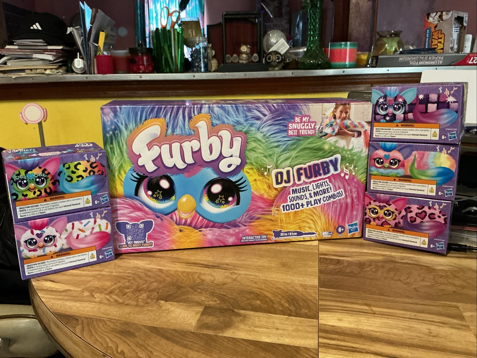 Dj Furby Rainbow + Lot Of 5 Furblets-QUICK SHIPPING 🌲🎅🤶