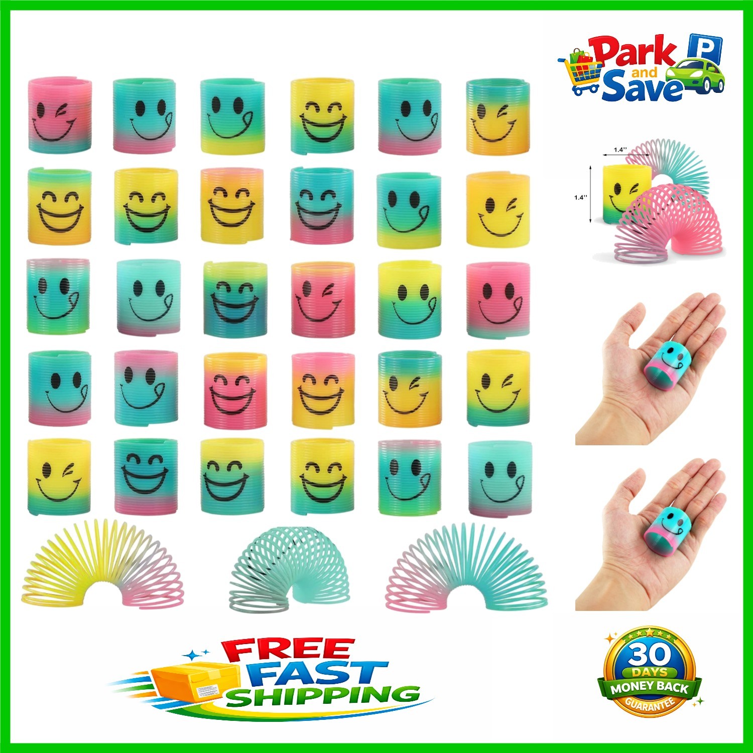 Colorful 30-Pack Spring Magic Fidget Toys: Sensory Fun for Kids and Parties