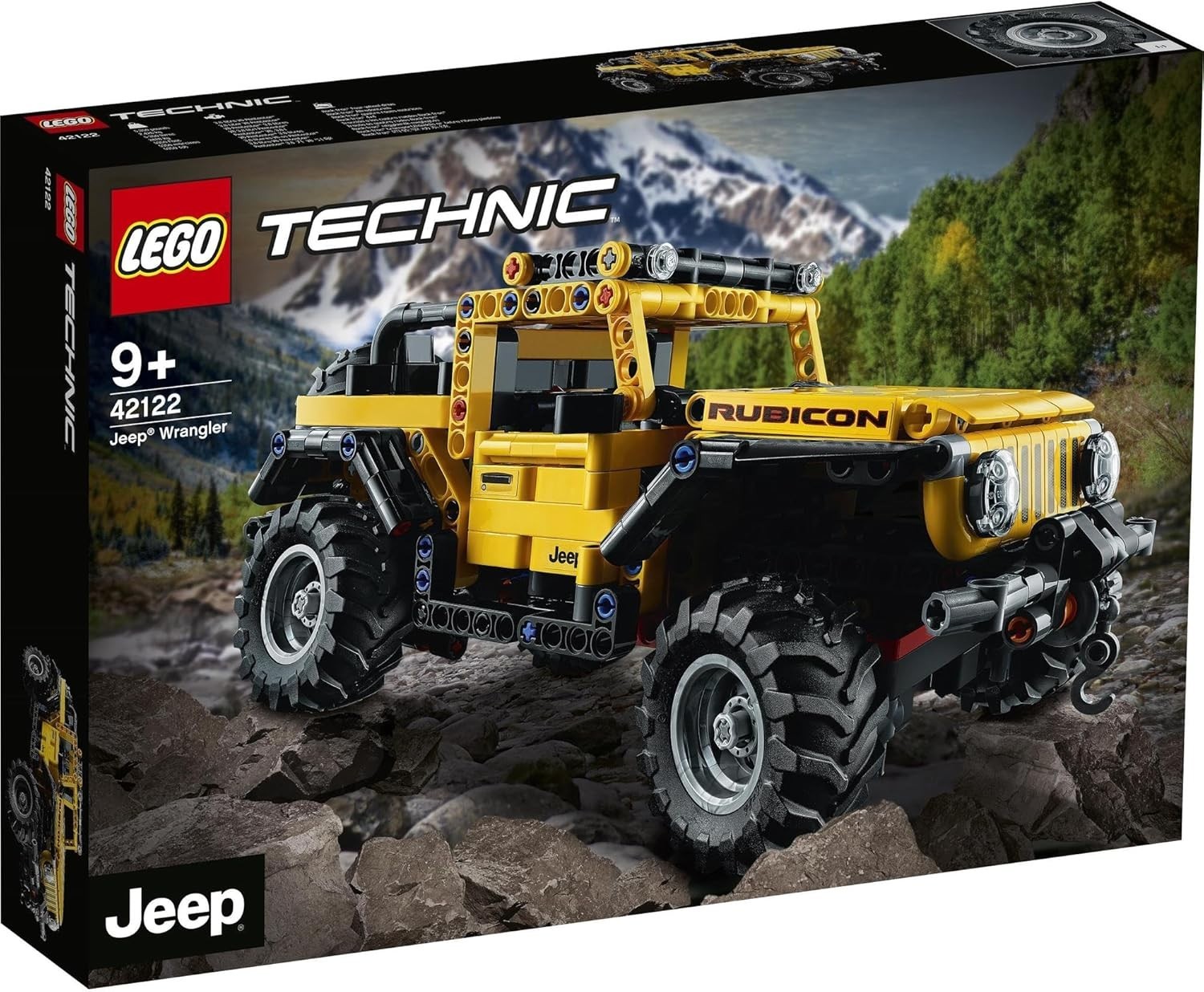 LEGO Technic Jeep Wrangler 42122 SUV Off-Road Vehicle Model 9+ STEM Building Kit