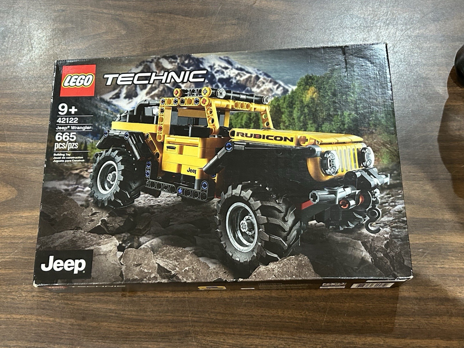 LEGO Technic Jeep Wrangler 42122 Yellow 665pcs Model Kit