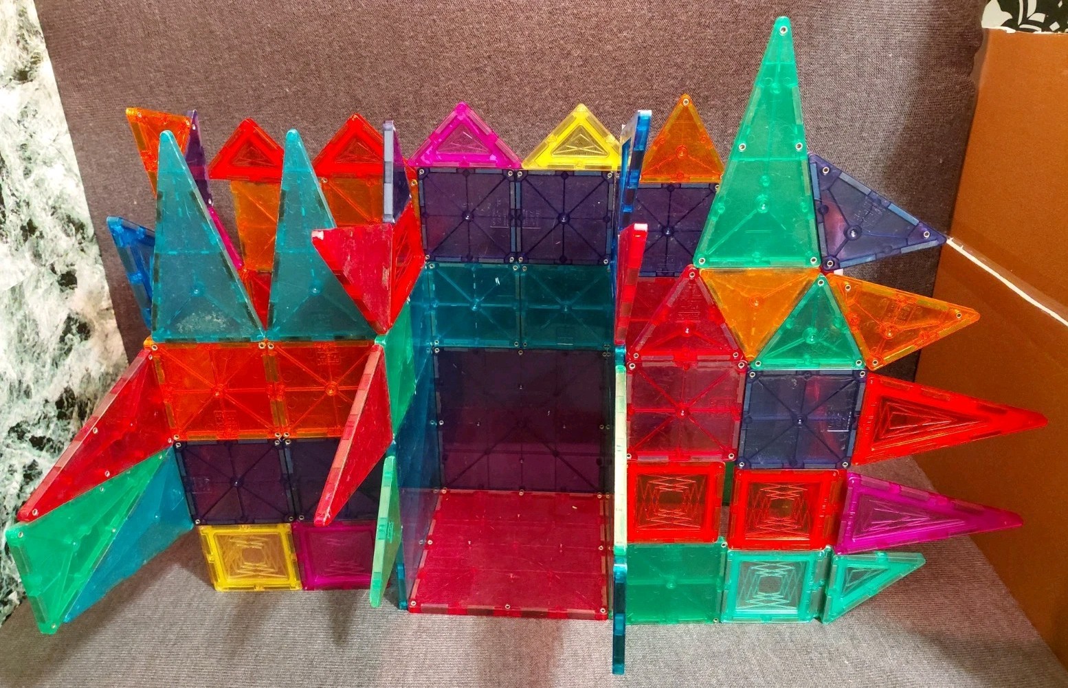 Magna-Tiles & Excellerations Building Construction 104pc Mixed Lot
