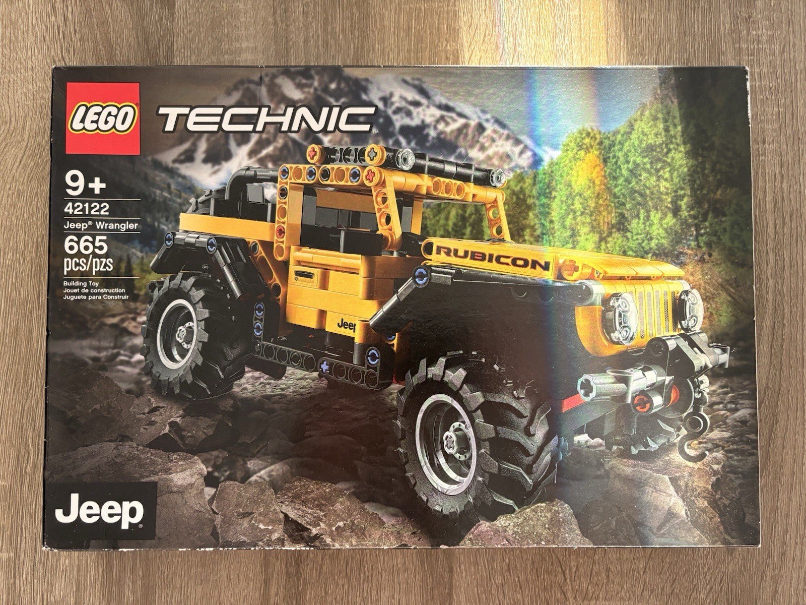 LEGO Technic Jeep Wrangler 4×4 Toy Car Model Building Kit (656 Pieces)