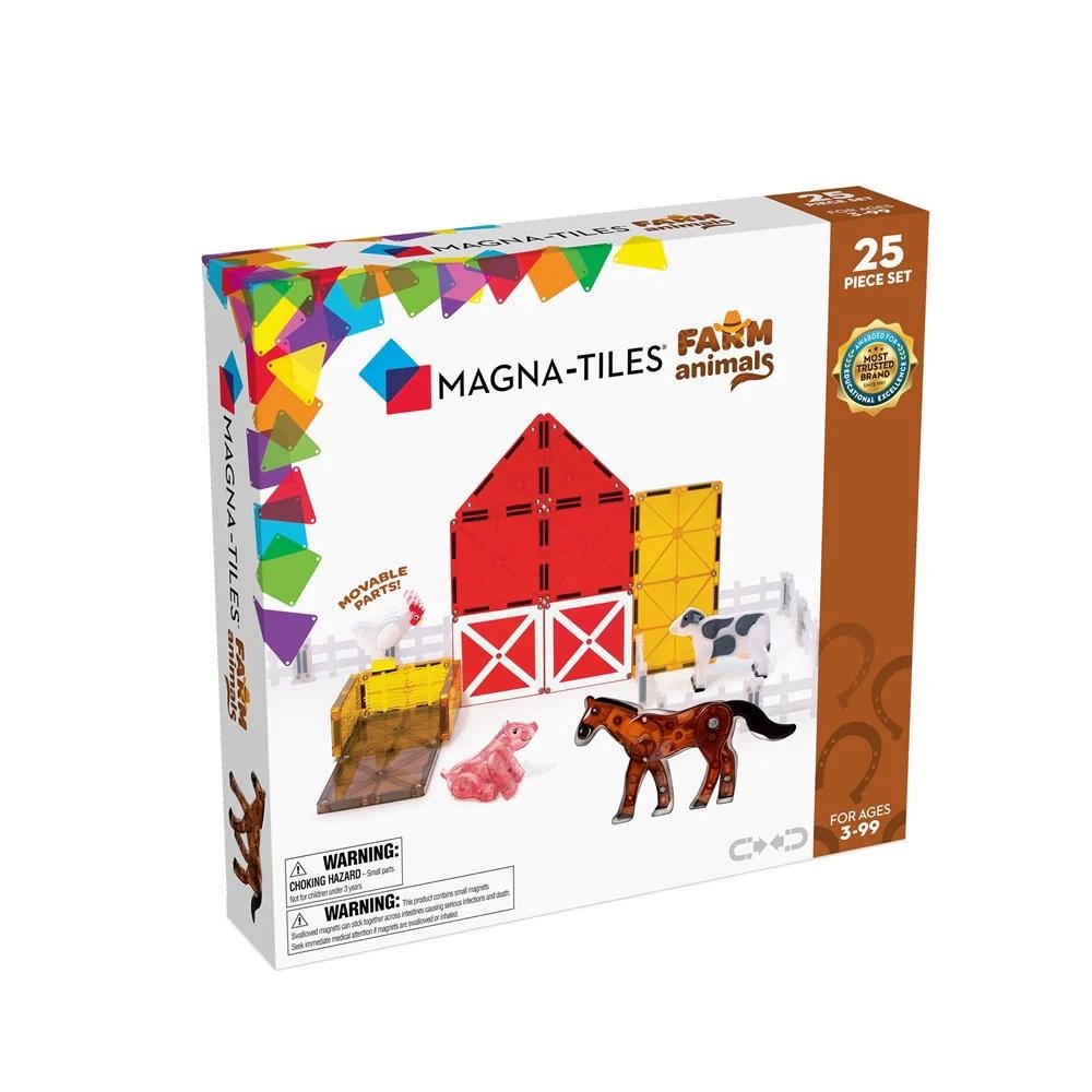 Farm Animals Set, 25 Piece – Magna Tiles