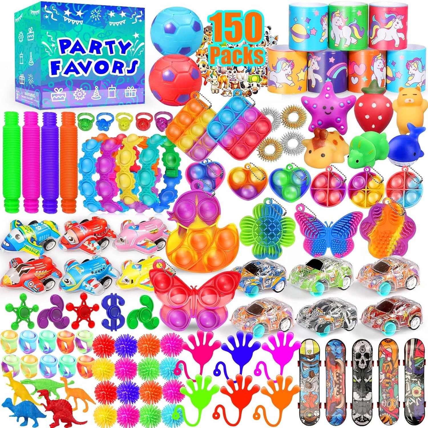 Fidget Toys Bulk Set 150 Pack Kids