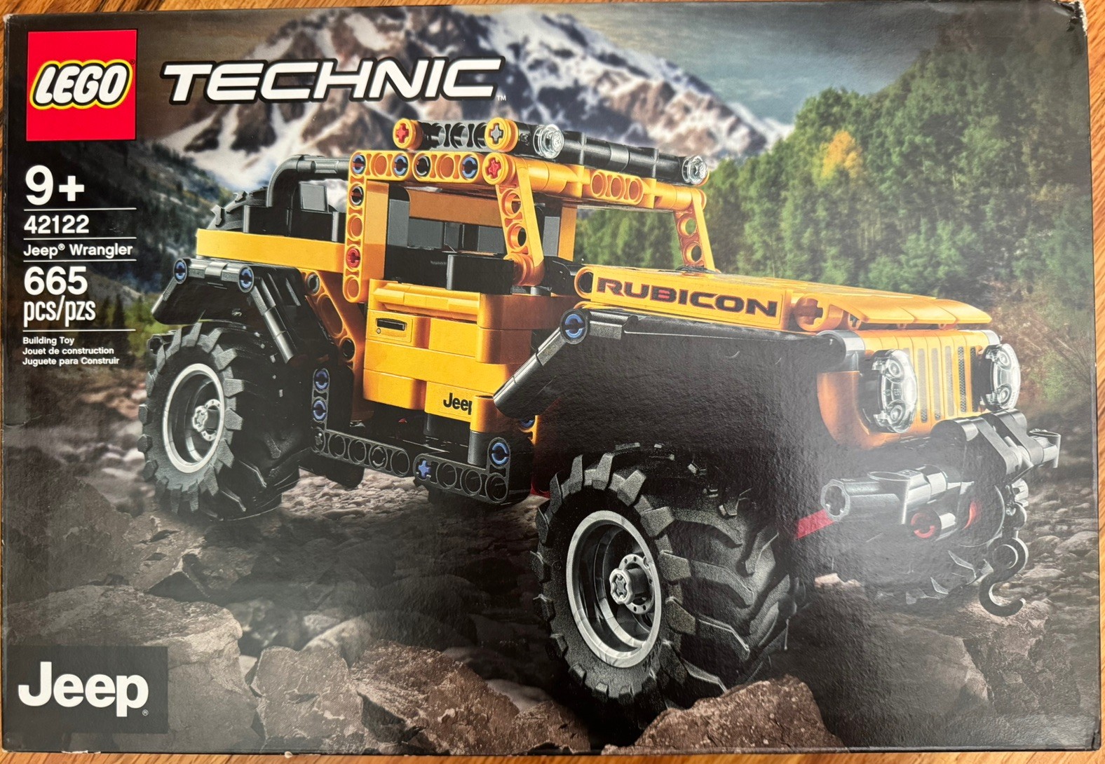 LEGO Technic: Jeep Wrangler 4×4 RETIRED NEW SEALED 42122 Yellow RUBiCON