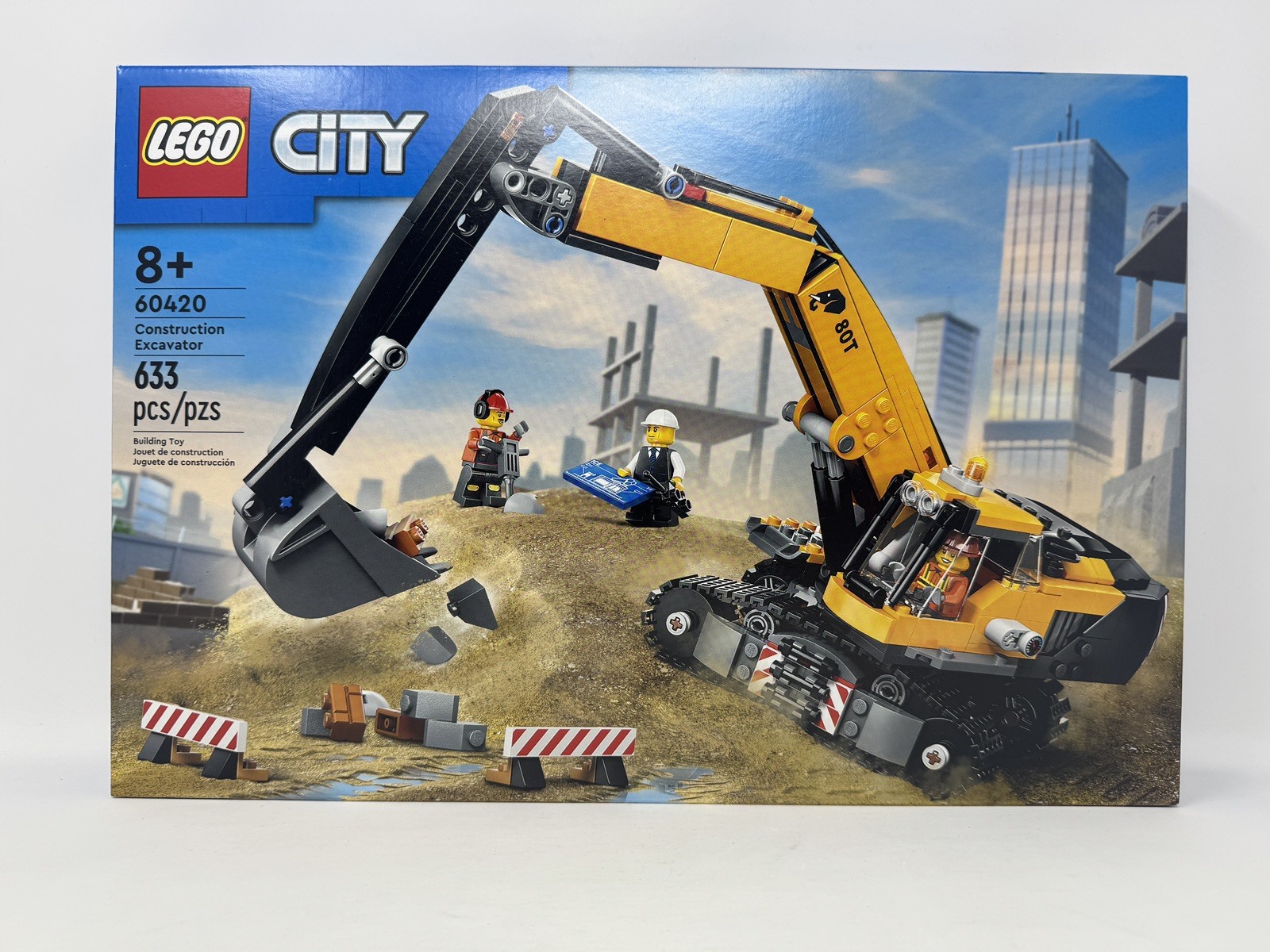 LEGO City: Yellow Construction Excavator 60420 New Sealed